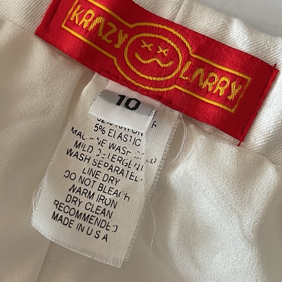 Crazy Larry Pants & Jumpsuits Crazy Larry Off White Pants Poshmark